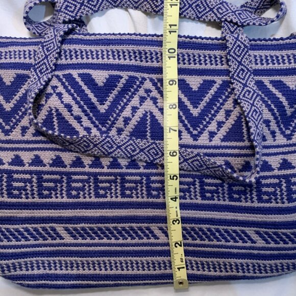 HANDMADE Lined Crochet Bag - Picture 4 of 9